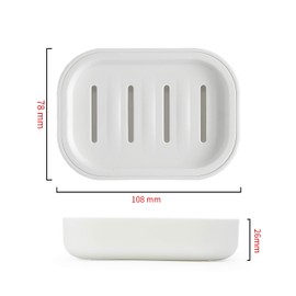 SZDUDU Soap dish for bathroom/Soap dish with drainage/Soap dish easy to clean (Click on the link to see more styles)