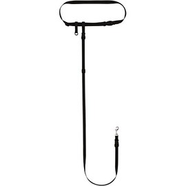 The Buddy System Adjustable Hands Free Dog Leash, Hand-Free Leash for Running, Jogging, Walking, Hiking and Training Service Dogs, Versatile Small Dogs - Made in USA - Small Dog, Large Belt, Black