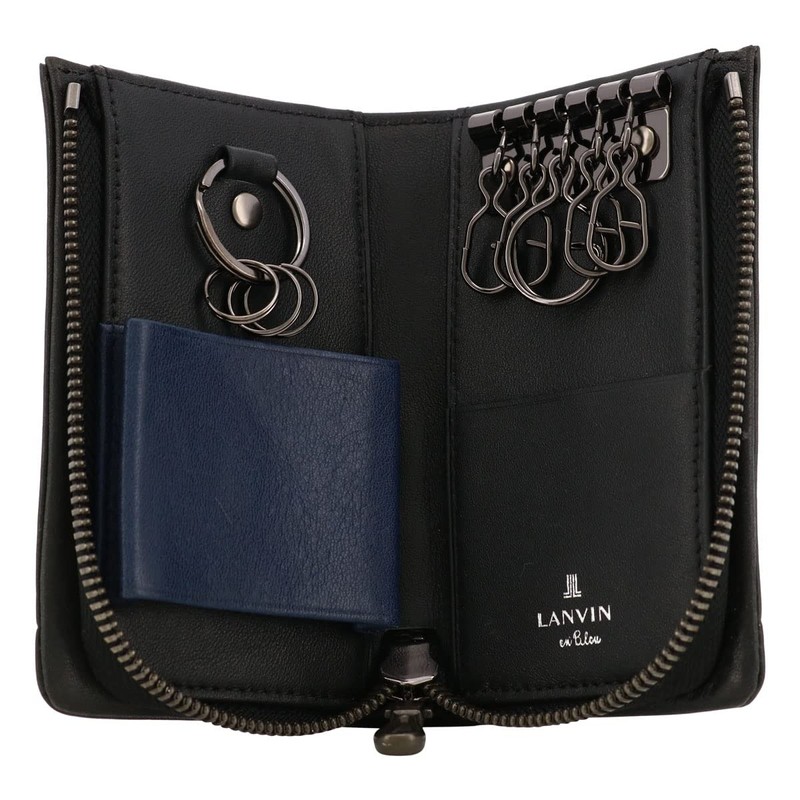 Lanvin On Blue 536602 Men's 5 Row Key Case, Smart