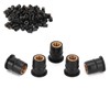 100PCS Well Nut M6x0.8mm Rubber Modification for Motorcycle ATV Windscreens