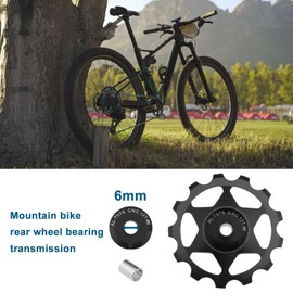 The Lord of the Tools 2PCS 13T Jockey Wheel Pulley Wheel Derailleur Pulley Compatible with SHIMANO Compatible with SRAM 8 9 10 11 12-Speed Derailleurs Black
