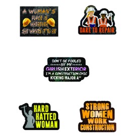 Women in Trades Stickers for Construction - Tool Girl Pack of 26