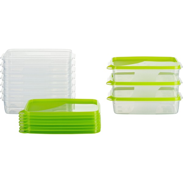 MiraHome Food Storage Container Freezer Container 0.75 L Rectangular Flat