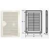 Inspection Flap with Ventilation Grille, Inspection Door, Access Door, Ventilation