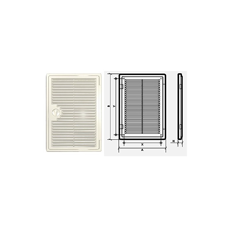 Inspection Flap with Ventilation Grille, Inspection Door, Access Door, Ventilation