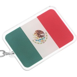12 Piezas Llavero de Bandera México Acrílico Diseño Futbolístico para Fiesta Deportiva y Carnaval Escolar Uso Versátil Identificación Fácil Copa del Mundo 2026
