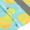 Pet Rain Jacket Duckling Pattern Waterproof Reflective Adjustable 4 Legs