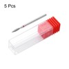 sourcing map 5pcs 200-230 Grits Diamond Grinding Bit 2.2mm Oval