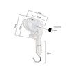 EMSea 4Pcs 1" Blinds Wand Tilter Mechanism with D Shaped