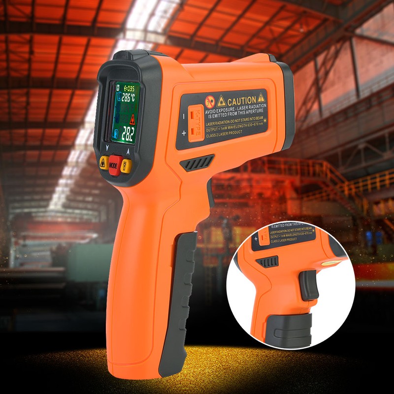 PM6530D High Precision NO contact Digital Infrared Thermometer -50C~800℃/ -58~1472