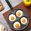 4 Holes Non Stick Coating Frying Pan Home Kitchen Cookware