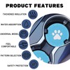 Piburth 4 Pack Car Cup Holder Coasters, Dog Paw Insert