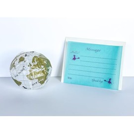 paper balloons globe letter set