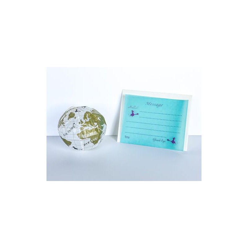 paper balloons globe letter set