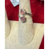Unbranded Rose Quartz thumb ring sterling silver size 7