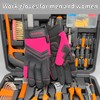 MSUPSAV Utility Work Glove,Multipurpose Work Gloves for Men,Multifunctional Synthetic Leather