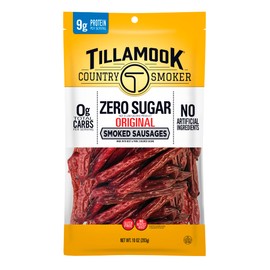 Tillamook Country Smoker Keto Friendly Zero Sugar Smoked Sausages, Original, 10 Ounce
