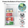 iSPECLE Chest Freezer Organizer Bins - 8 Pack Stackable Freezer