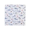 Little Unicorn – Shark Cotton Muslin Swaddle Blanket | Single