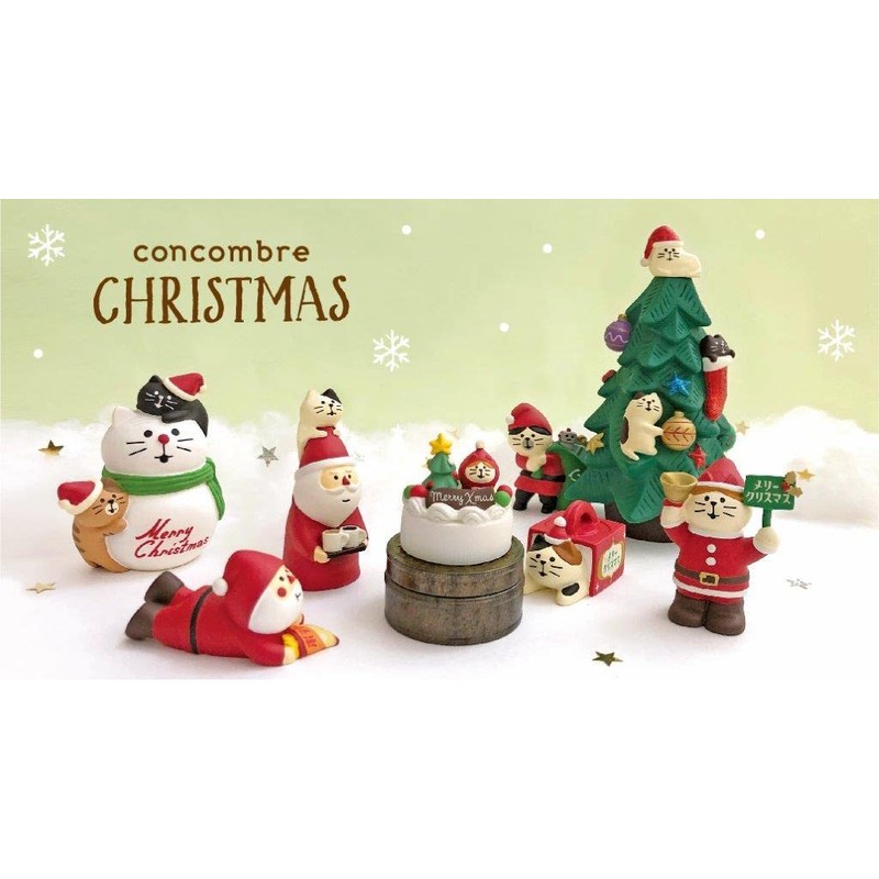 Decole Concombre ZXS-35022X Kitten and Snowman, Approx. 2.5 x 1.9