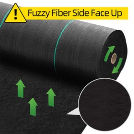 Amagabeli 5.8oz 4ft x 100ft Weed Barrier Landscape Fabric Heavy Duty Ground Cover Weed Cloth Geotextile Fabric Durable Driveway Cover Garden Lawn Fabric Outdoor Weed Mat