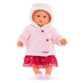 Corolle Petals of Hearts Coat Clothes for Dolls 30 cm 18 Months + 9000110990 Pink