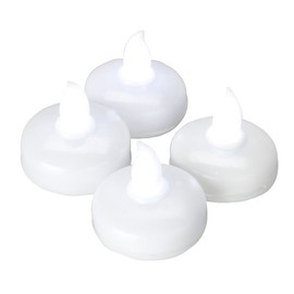 Everlasting Glow LED 4-Piece Floating Tealights