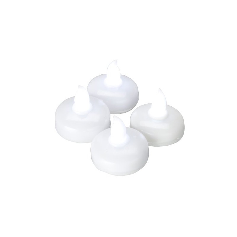 Everlasting Glow LED 4-Piece Floating Tealights