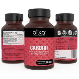 Ayurvedic Natural Herbal Supplement CARDIBI Capsules Pure Authentic Premium Quality 60 Veg Capsules (450mg) (with Arjuna,Guggul, Punarnava, Trikatu Powder and Garlic Extract)