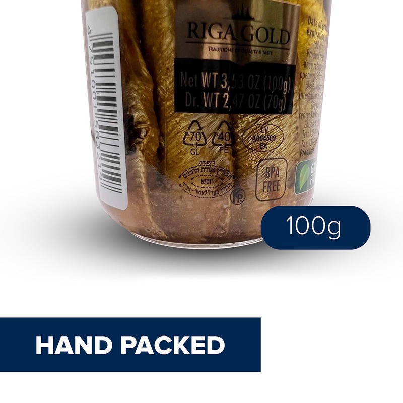 Riga Gold Smoked Sprats in Oil - Wild Caught (Pack