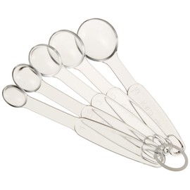 Wahei Freiz GC-215 Cookware Lightweight Spoons, Set of 5, 0.04 fl oz (1 ml), 0.08 fl oz (2.5 ml), 0.1 fl oz (3 ml), 0.2 fl oz (5 ml), 0.2 fl oz (7.5 ml),