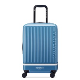 florence by mills Spin Me Away Hardside Expandable Luggage with Spinner Wheels, Zinc Blue, Carry-On 20 Inch