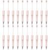 PATIKIL Beadable Pens, 20 Pack Black Ink Plastic Bead Pen
