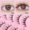 JUJUGO 009 Little Devil Style False Eyelashes, Set of 10