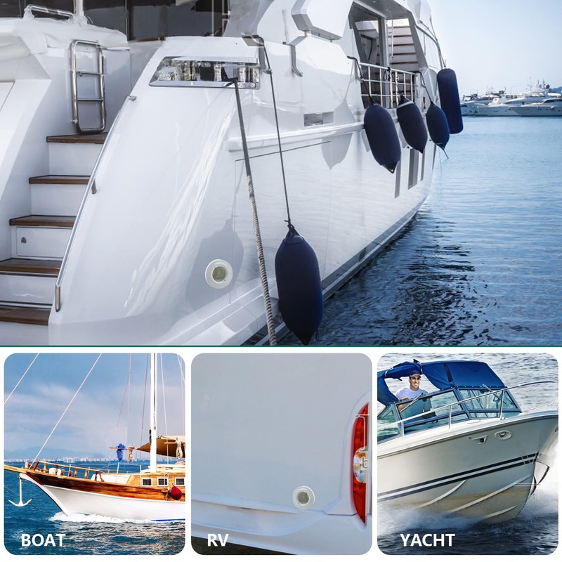 ORLANG 2In Thru Hull Fittings for Boats, ABS Plastic Through