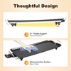 Electric Griddle Teppanyaki Grill 26" 1500W Nonstick Indoor Outdoor Table