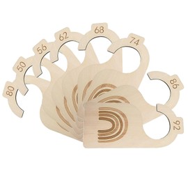 Xgvzs Pack of 8 Wooden Baby Size Dividers 50-92 Baby Clothes Wardrobe Divider Baby Clothes Separator for Nursery Decorations Newborn Toddler Clothing