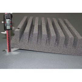 Mybecca 6 PACK of 12" x 12" x 3" Frieze Greek Temples Acoustic Foam Tiles Soundproofing Wall Panels Cover 36" x 24" x 3", Made in USA