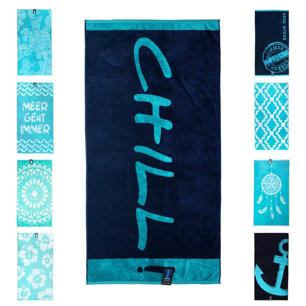 jilda-tex Beach Towel Bath Towel - 90 x 180 cm