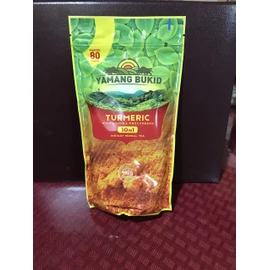 Turmeric Tea 10-in-1 Instant Powder drink w/ Gynura Procumbens Curcuminoids Curcumin Healthy natural herbs and spices Ginger, Lemongrass, Moringa, Naturall (1 Pack)_AB
