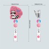 Horee Retractable Badge Reel with Alligator Clip, Glitter Acrylic Nurse