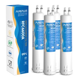 PUREPLUS Compatible with 4396841, Everydrop® Filter 3, EDR3RXD1, 4396710, 46-9083, 46-9030, 9030, 9083, Refrigerator Water Filter, 4Pack
