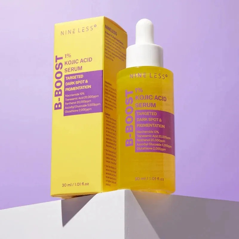 Sérum Antimanchas Nineless B-Boost con 1% Ácido Kójico y Niacinamida