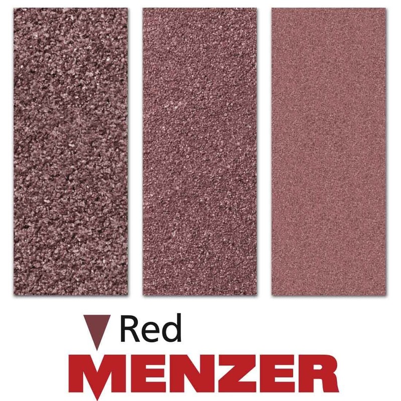 MENZER Red Klett-Schleifblätter, 93 mm, 6-Loch, f. Deltaschleifer, Normalkorund (25