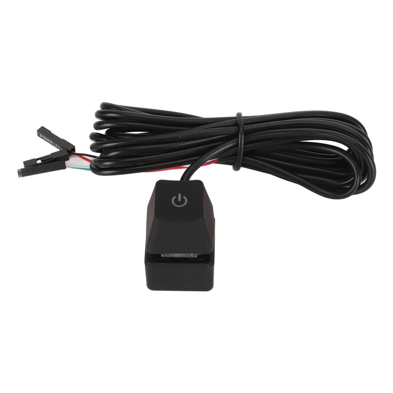 6.6ft PC Power Button, 7 Color Light, Blue Switch Mechanical