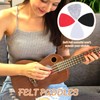 2 Sets Nylon Ukulele Strings with 4 Felt Picks White