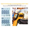 Digital Infrared Thermometer Highest Lowest Temperature Alarm Measurement from -50°C