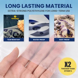 Heavy-Duty Mattress Bags for Moving or Storage Twin Size - 5 Mil Thick Plastic Cover - Reusable Storage Solution - Premium Bed Protector (1, Twin)