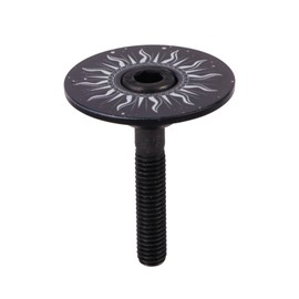 YANRUHFL Aluminium Alloy Headset Stem Top Cap 1-1/8" with Stainless Steel Bolt M6 x 35mm (C)