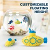 CousDUoBe 2.1 in Mini Floating Submarine Fish Tank Decoration Set，Cute